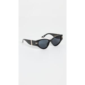 Le Specs X 'Missoma' Black Scorpius Ridge Sunglasses Size OS